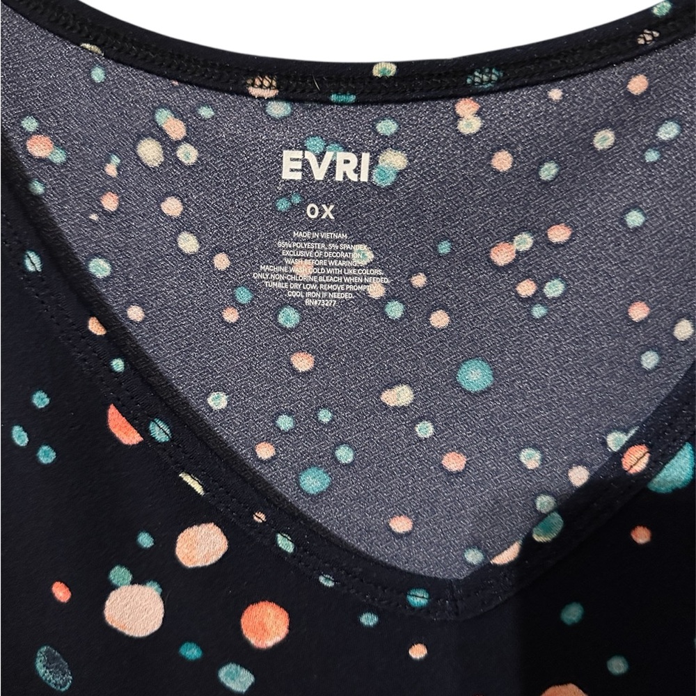 Plus size Multicolor Polka Dot Blouse. EUC - Picture 4 of 4